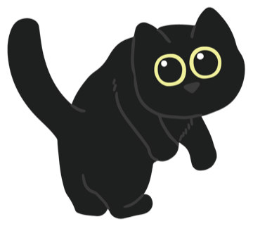 案内役の黒猫