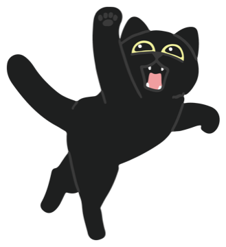 案内役の黒猫