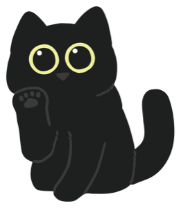 案内役の黒猫