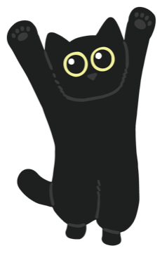 案内役の黒猫